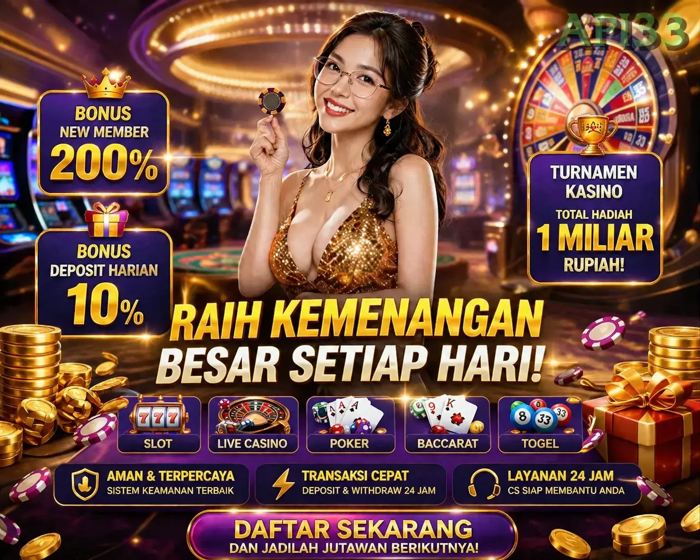 Login api33 Sekarang Bonus Melimpah